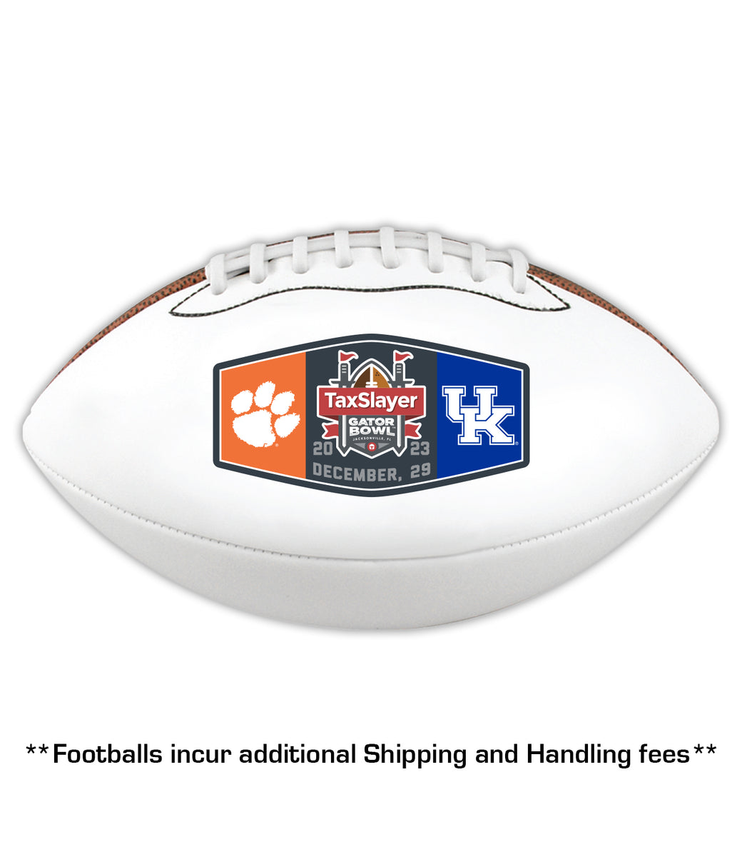 2023 TAXSLAYER GATOR Bowl 2-Team Full Size Football – Gator Bowl ...