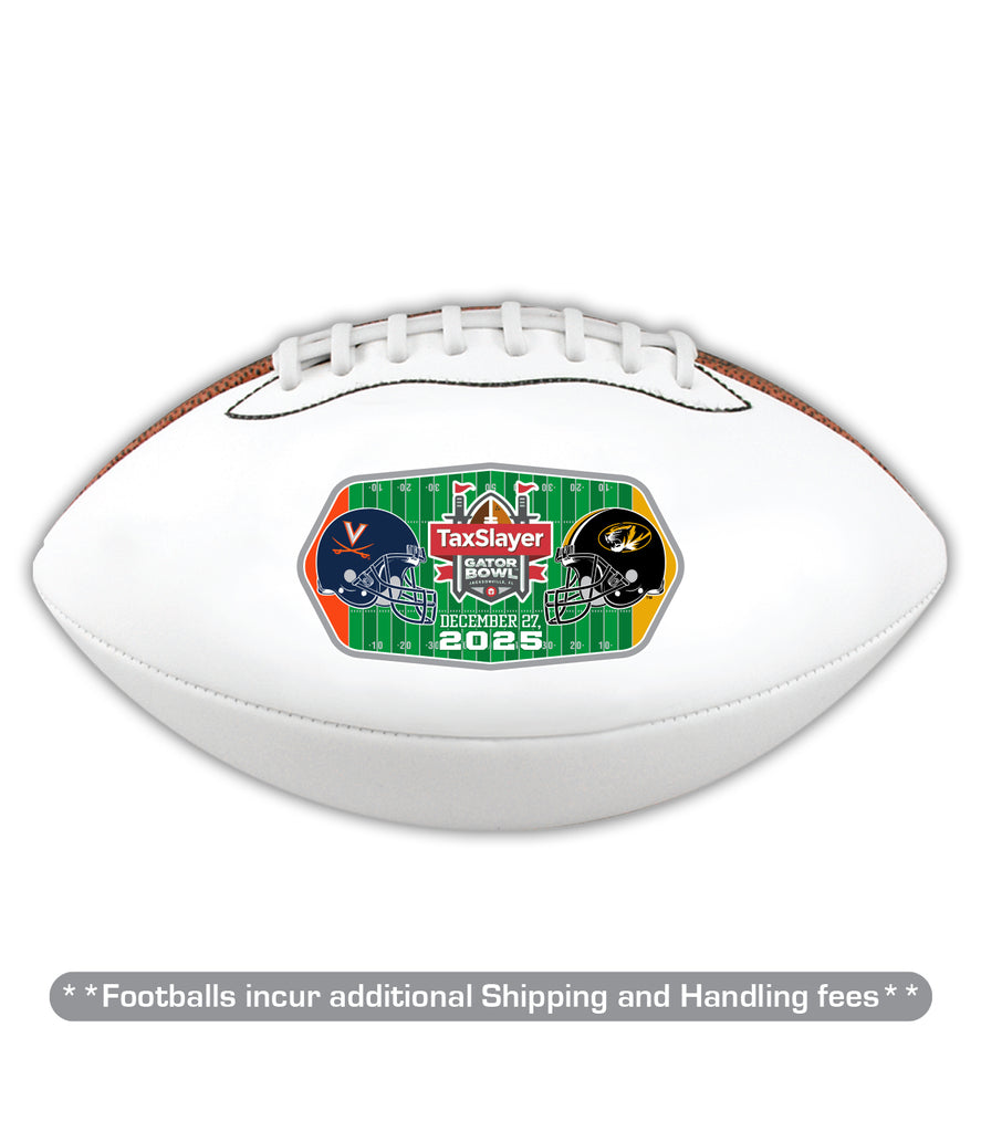 2025 TAXSLAYER GATOR Bowl 2-Team Full Size Football